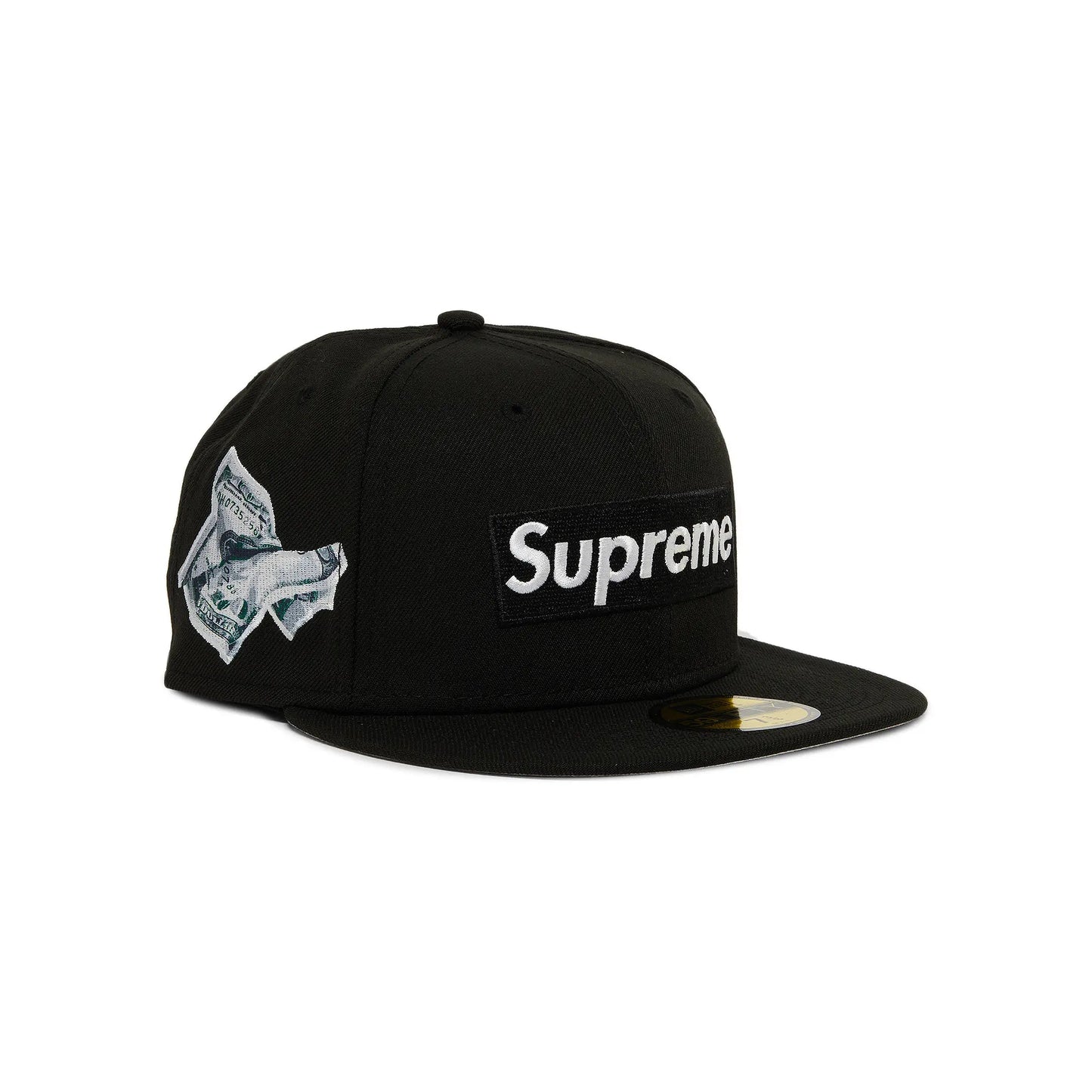 Supreme x New Era Fitted Cap "Black Money Box Logo"
