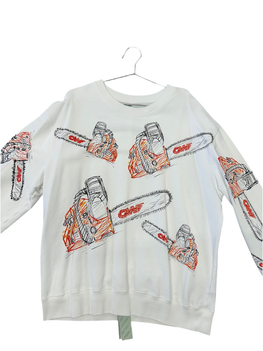 Off-White Sweatshirt "Chainsaw"