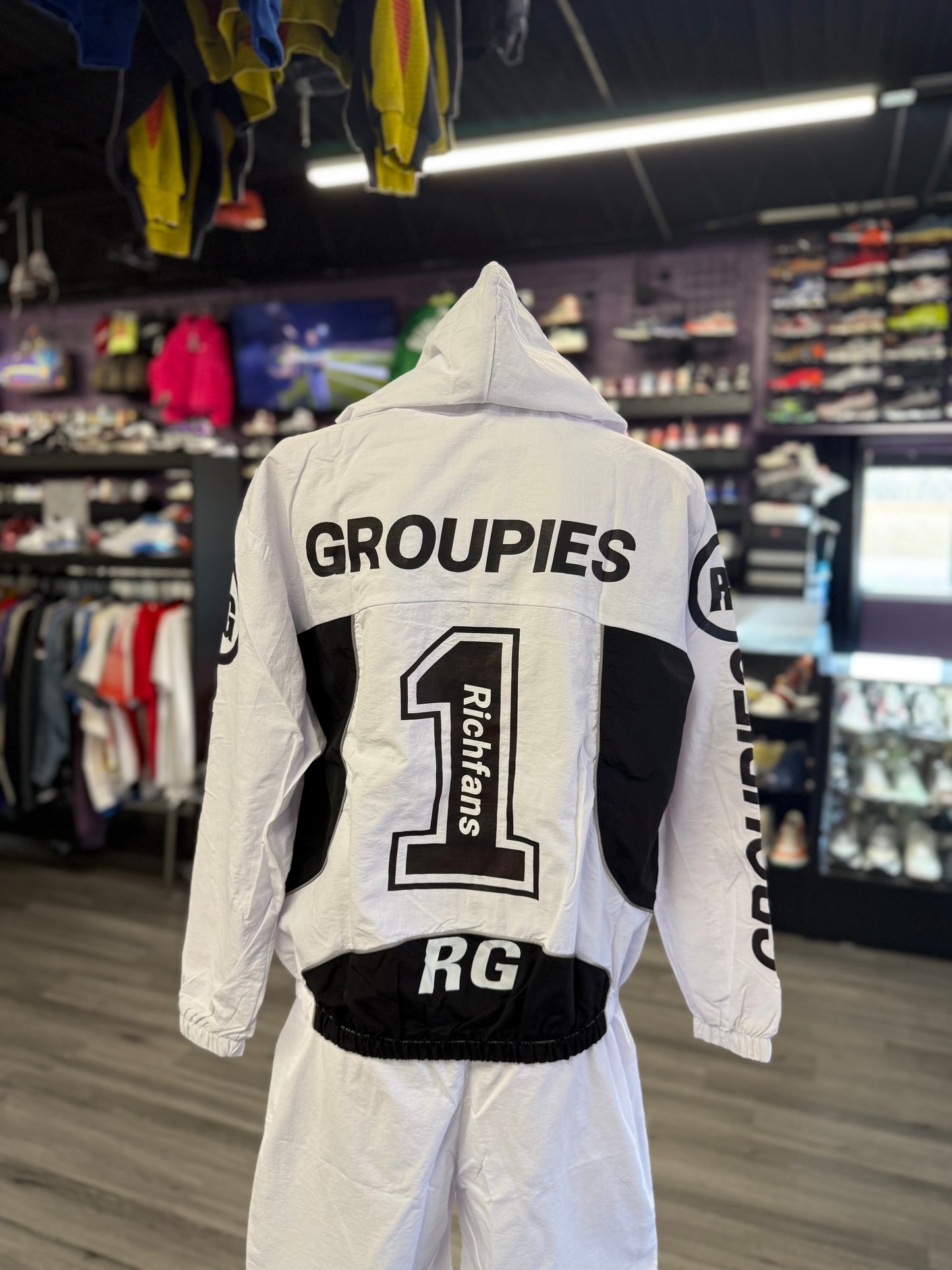 Rich Groupies Short Sets "White"