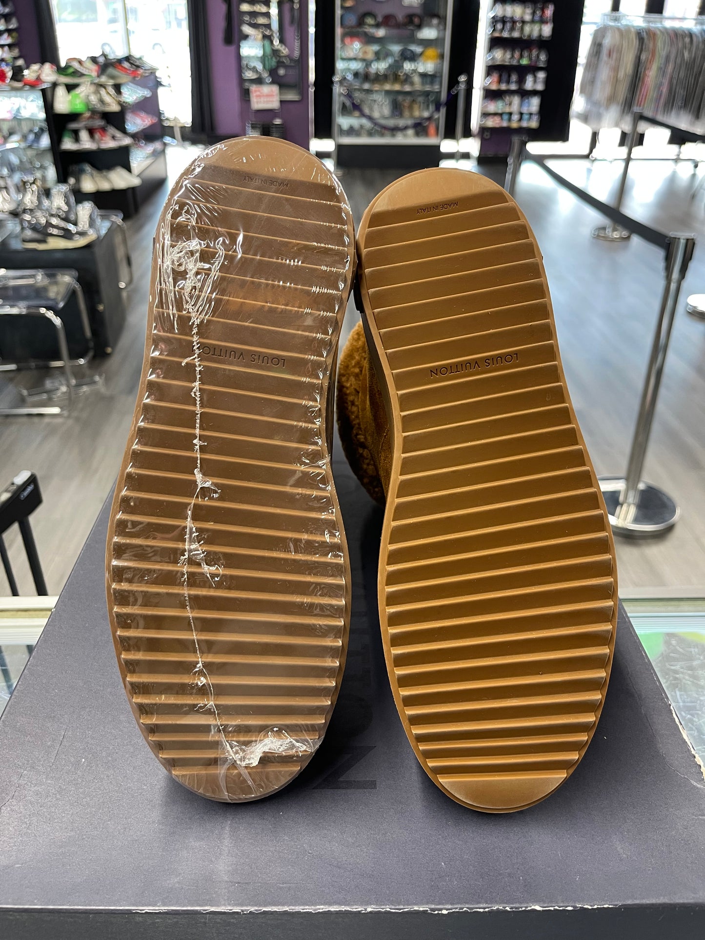 Louis Vuitton Snowdrop Flat Ankle Boot "Brown Print"