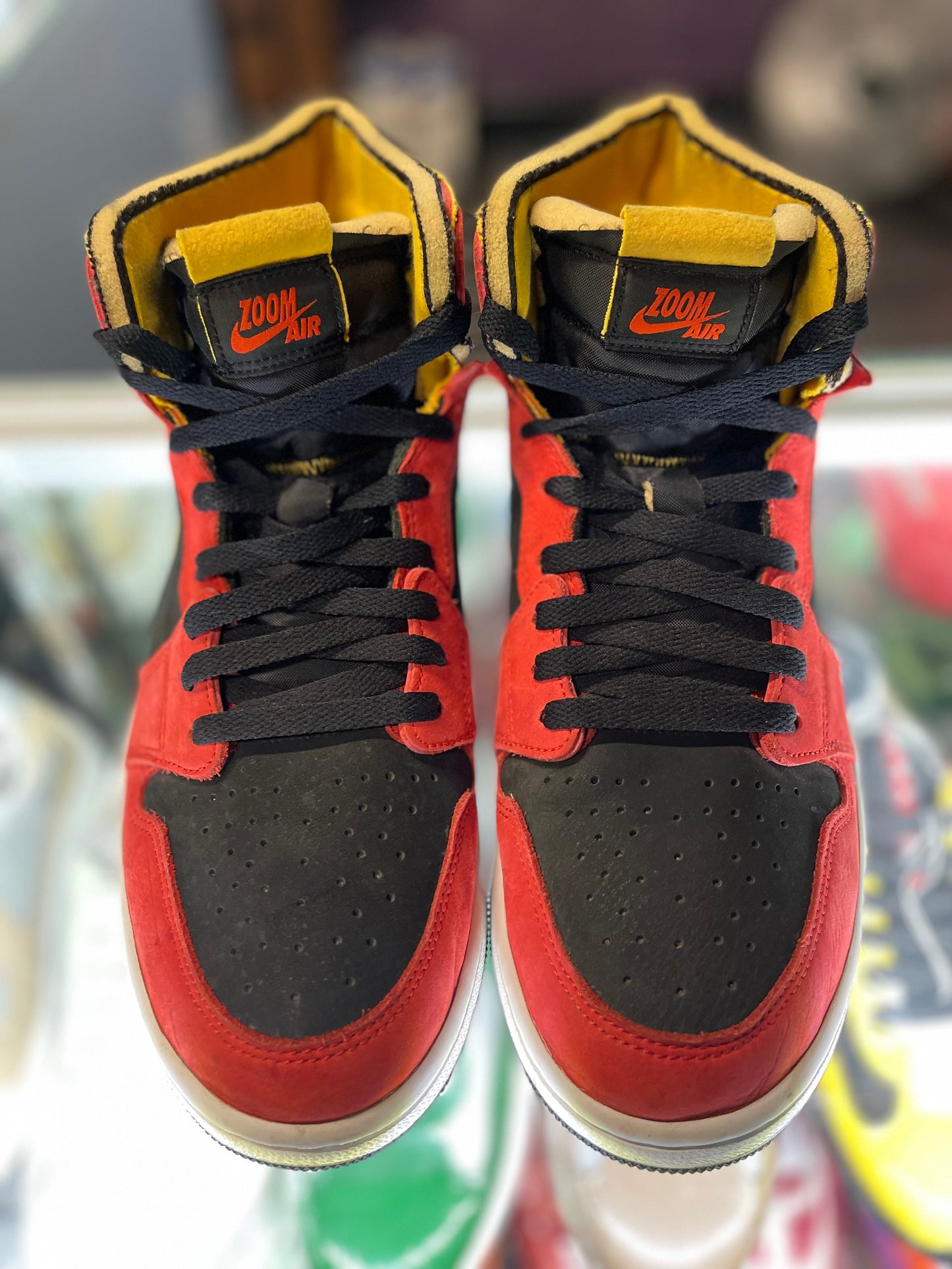 2021 Jordan 1 High Zoom Air CMFT "Black Chile Red"