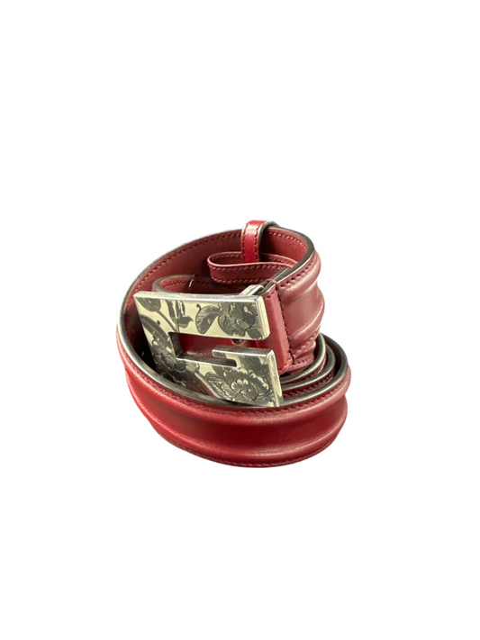 Gucci Belt Vintage "Burgundy"
