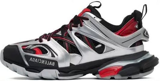 Balenciaga Track "Black Red Metallic"