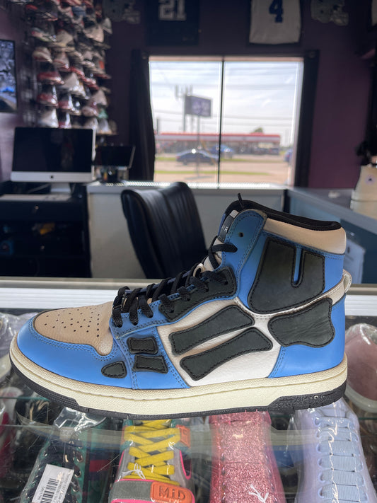 Amiri High Skel "Blue/White