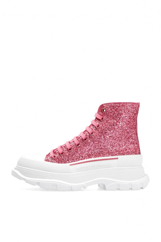 Alexander McQueen Oversized Boot "Light Pink"