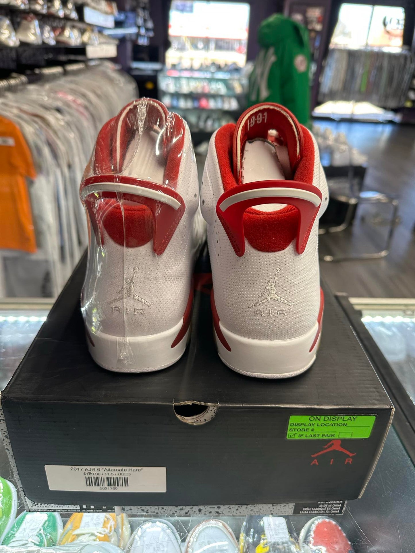 2017 Air Jordan Retro 6 "Alternate Hare"