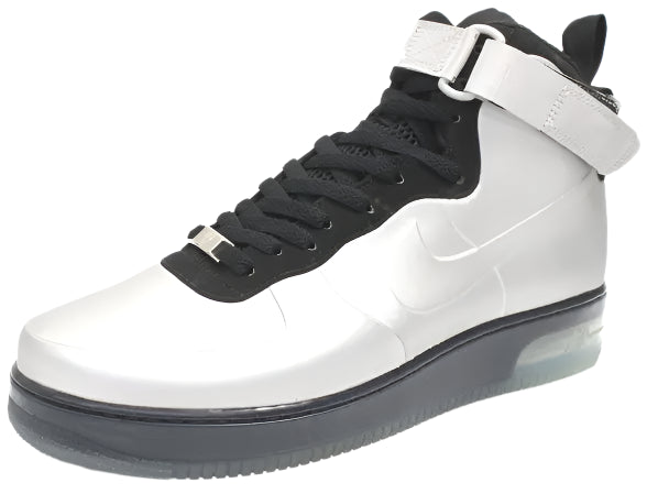 2012 Nike Air Force 1 High "Foamposite Silver"