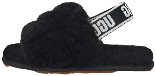 UGG Fluff Yeah Slide "Black" (T)