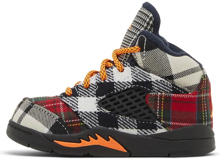 2023 Air Jordan Retro 5 "Plaid" (TD)