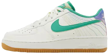 2023 Nike Air Force 1 Low "Heel Stitch Sail Stadium Green" (GS)