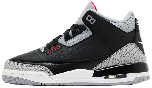 2024 Air Jordan Retro 3 "Black Cement" (GS)