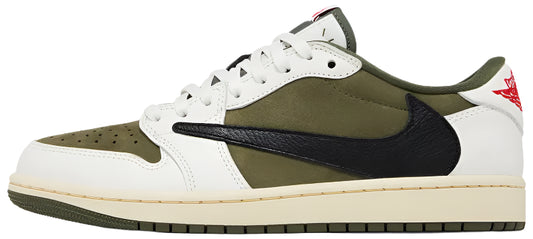 2024 Air Jordan Retro 1 Low OG SP "Travis Scott Medium Olive"