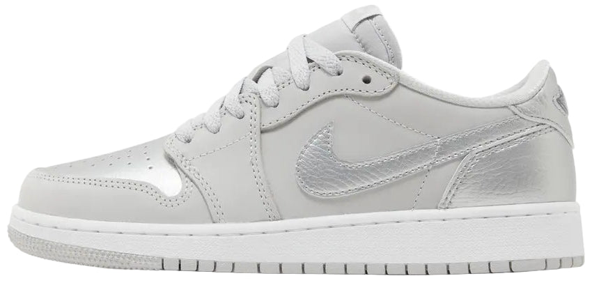 2024 Air Jordan Retro 1 Low "OG Metallic Silver" (GS)