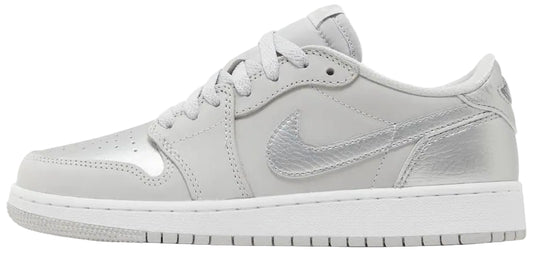 2024 Air Jordan Retro 1 Low "OG Metallic Silver" (GS)