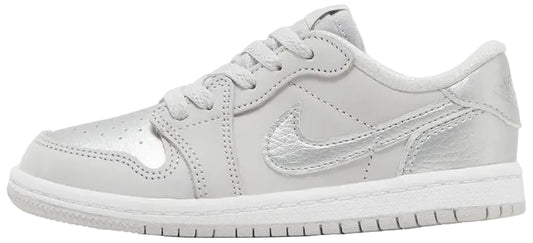 2024 Air Jordan Retro 1 Low OG "Metallic Silver" (TD)