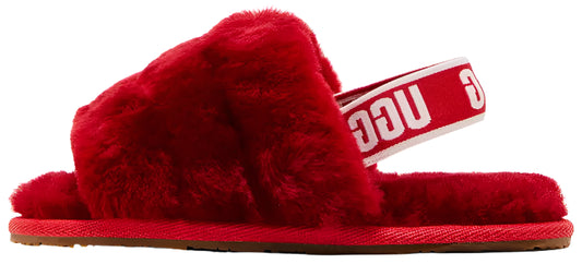 UGG Fluff Yeah Slide "Red" (TD)