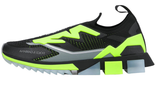Dolce & Gabbana Sorrento Slip On "Black Fluorescent Green"