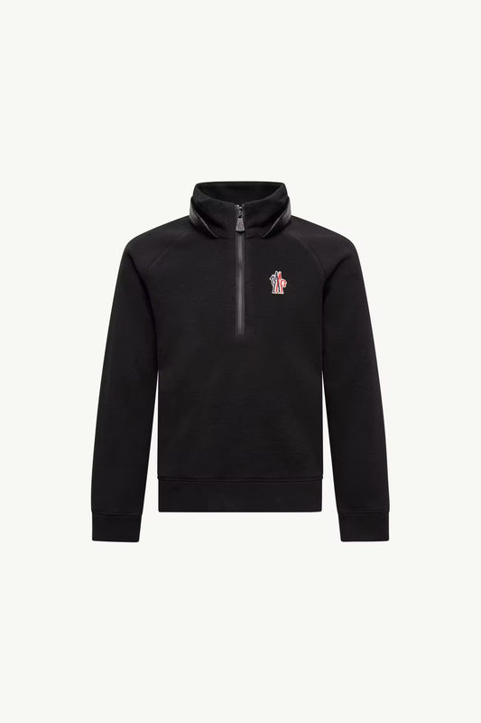 Moncler Halfzip Fleece Sweatshirt "Black" (Y)