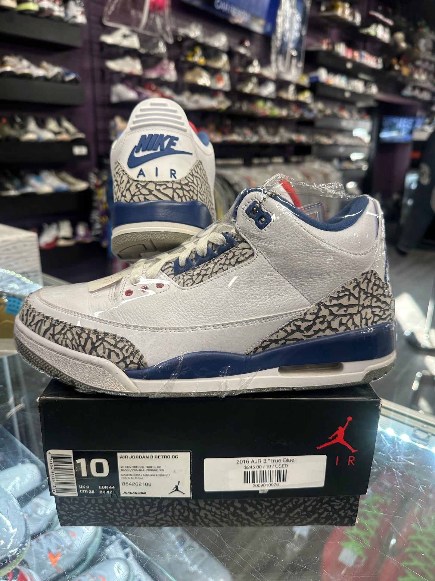 2016 Air Jordan Retro 3 "True Blue"