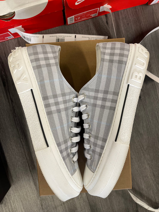 Burberry Check Low "White/Blue"