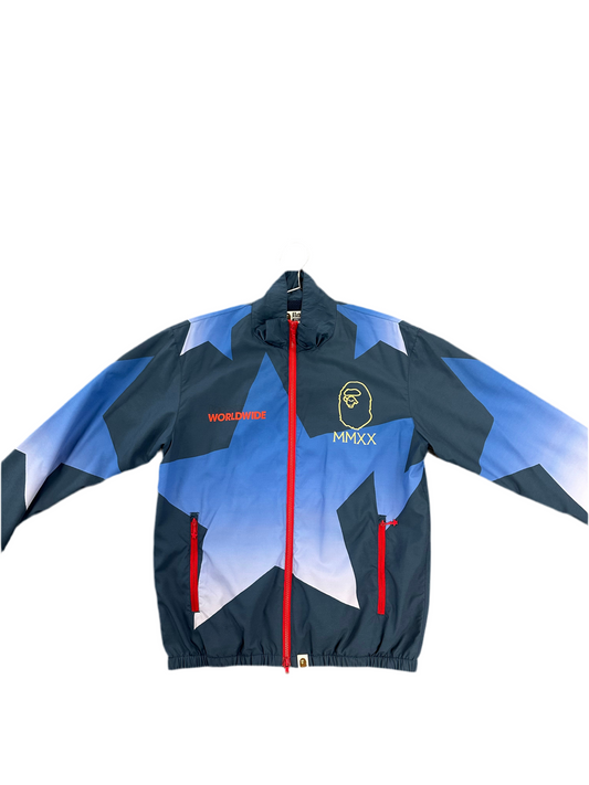 Bape Zip-Up Windbreaker "Blue"