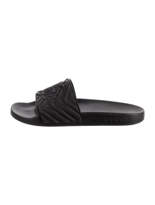 Gucci Matelasse Slide "Black"