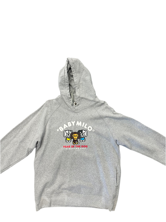 Bape Baby Milo Hoodie "Grey"