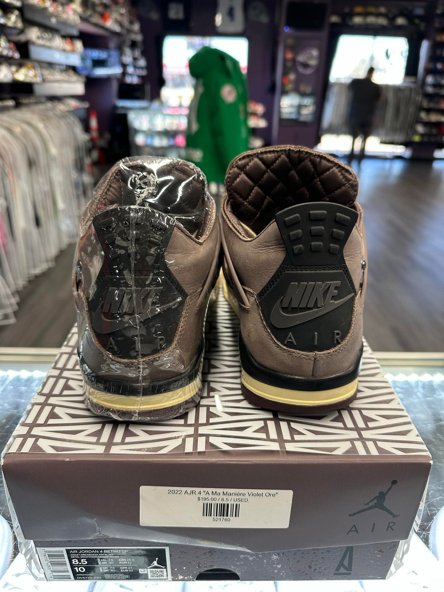 2022 Air Jordan Retro 4 "A Ma Maniére Violet Ore"