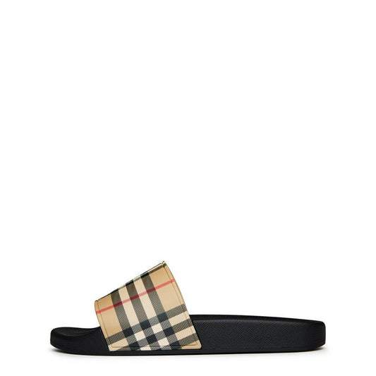 Burberry Slides "Beige Plaid"