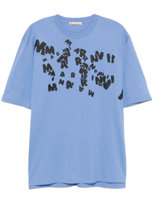 Marni Tee “Blue Caos Logo”