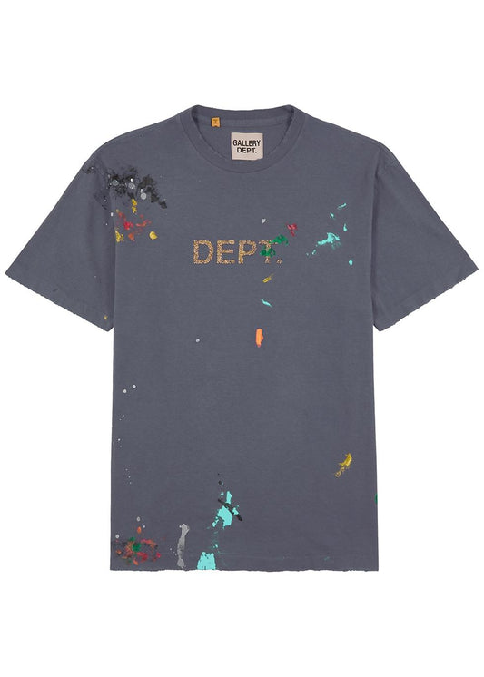 Gallery Dept. Tee "Dusty Blue Paint Splat"
