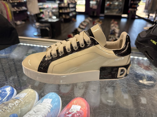 Dolce & Gabbana Low Leather "Black/White"