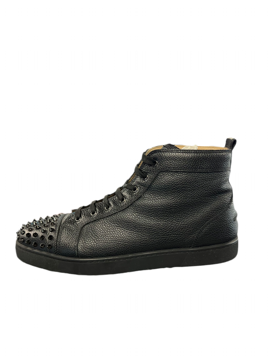 Christian Louboutin Lou Spikes Orlato Flat "Black"