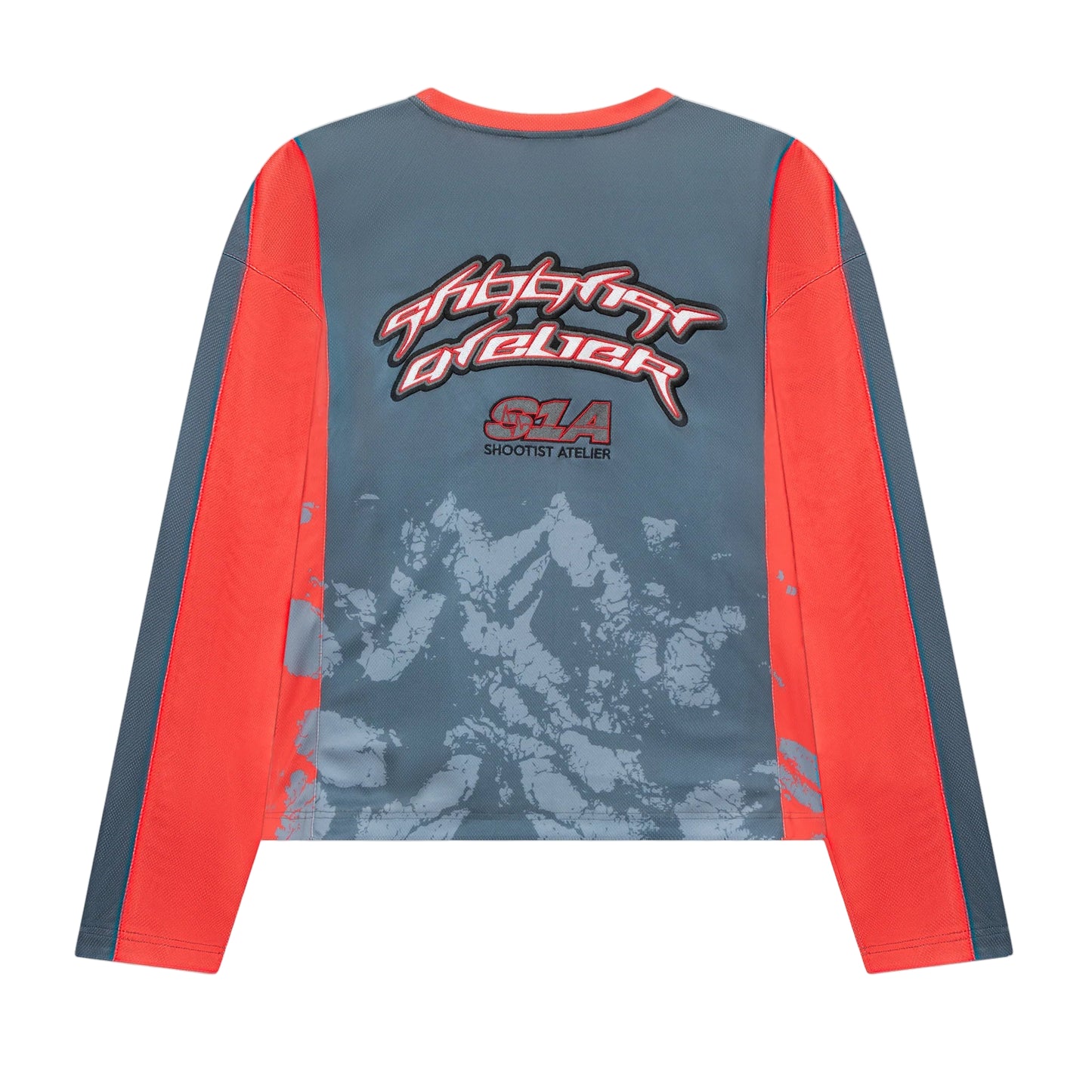 Shoot1st Throttle Jersey "Grey Red" (L/S)