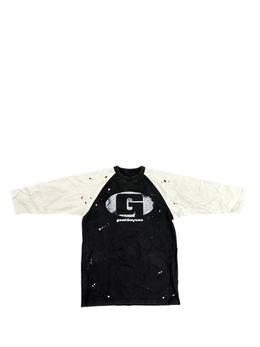 Geekboy USA 3/4 Sleeve "Black/White"