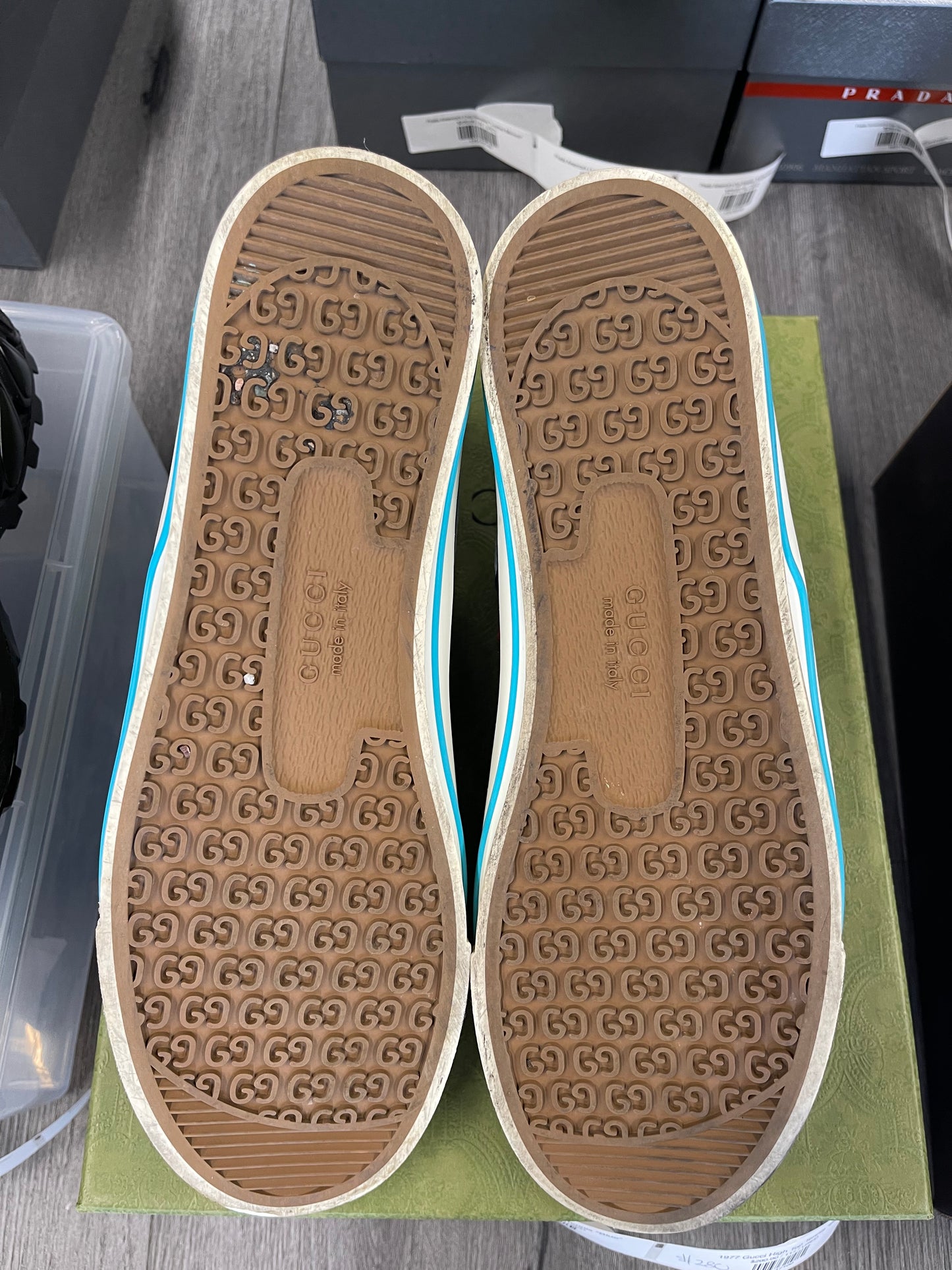 Gucci Tennis 1977 High Top Sneaker "Blue"