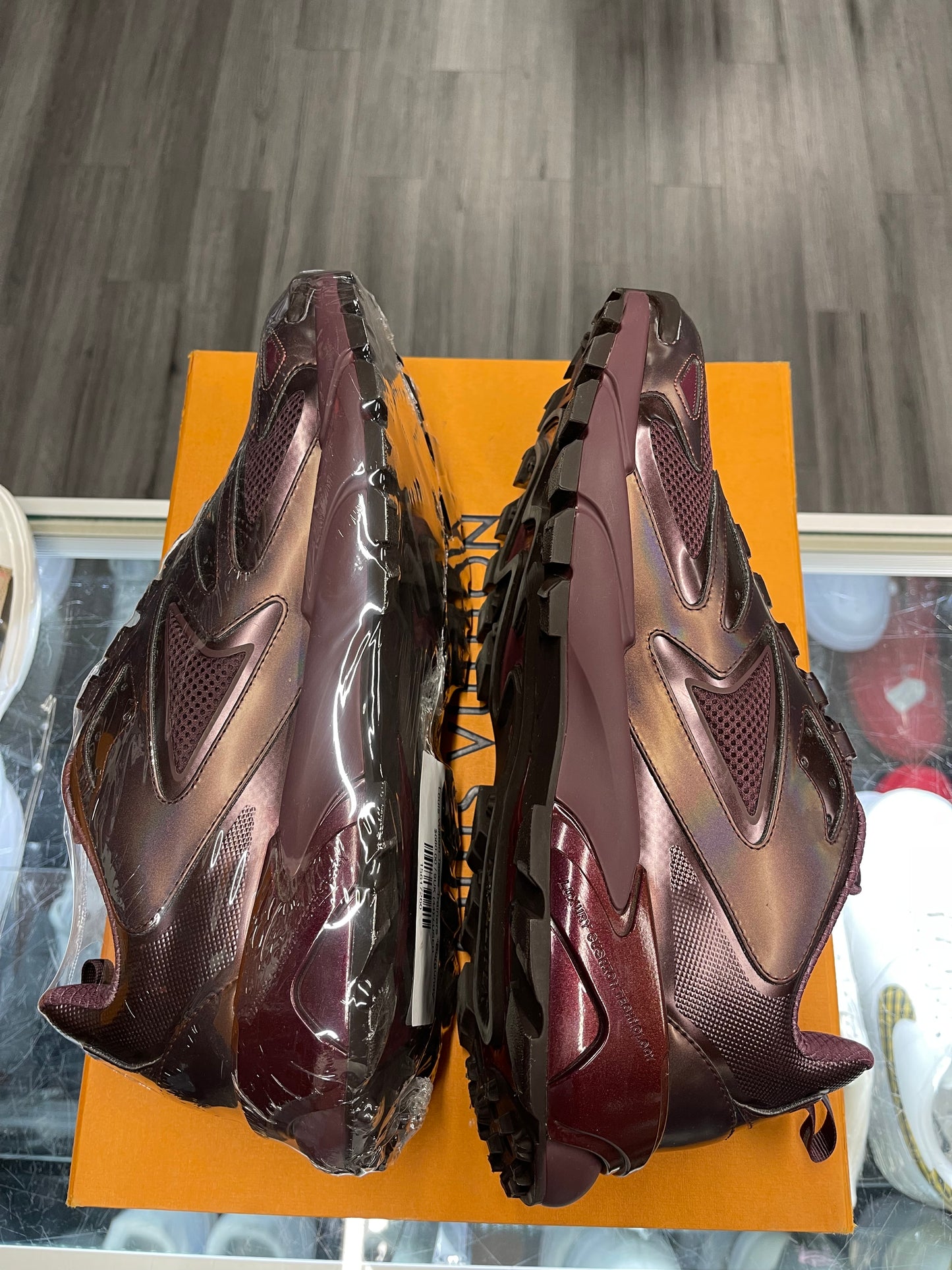 Louis Vuitton Tactic Trainers "Burgundy"