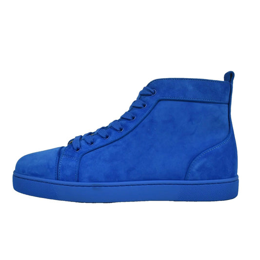 Christian Louboutin Louis Flat Suede "Blue"