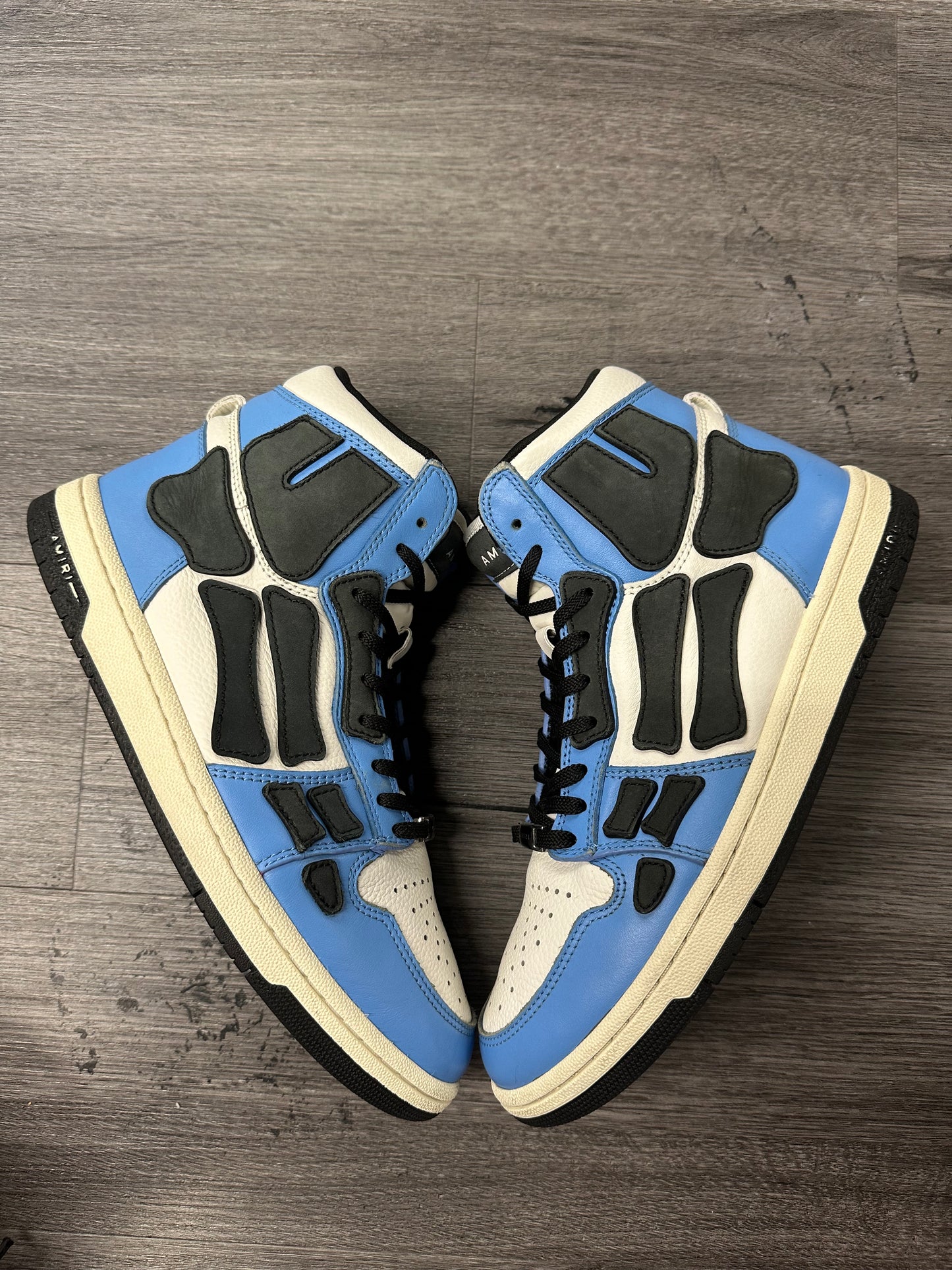 Amiri High Skel "Blue/White