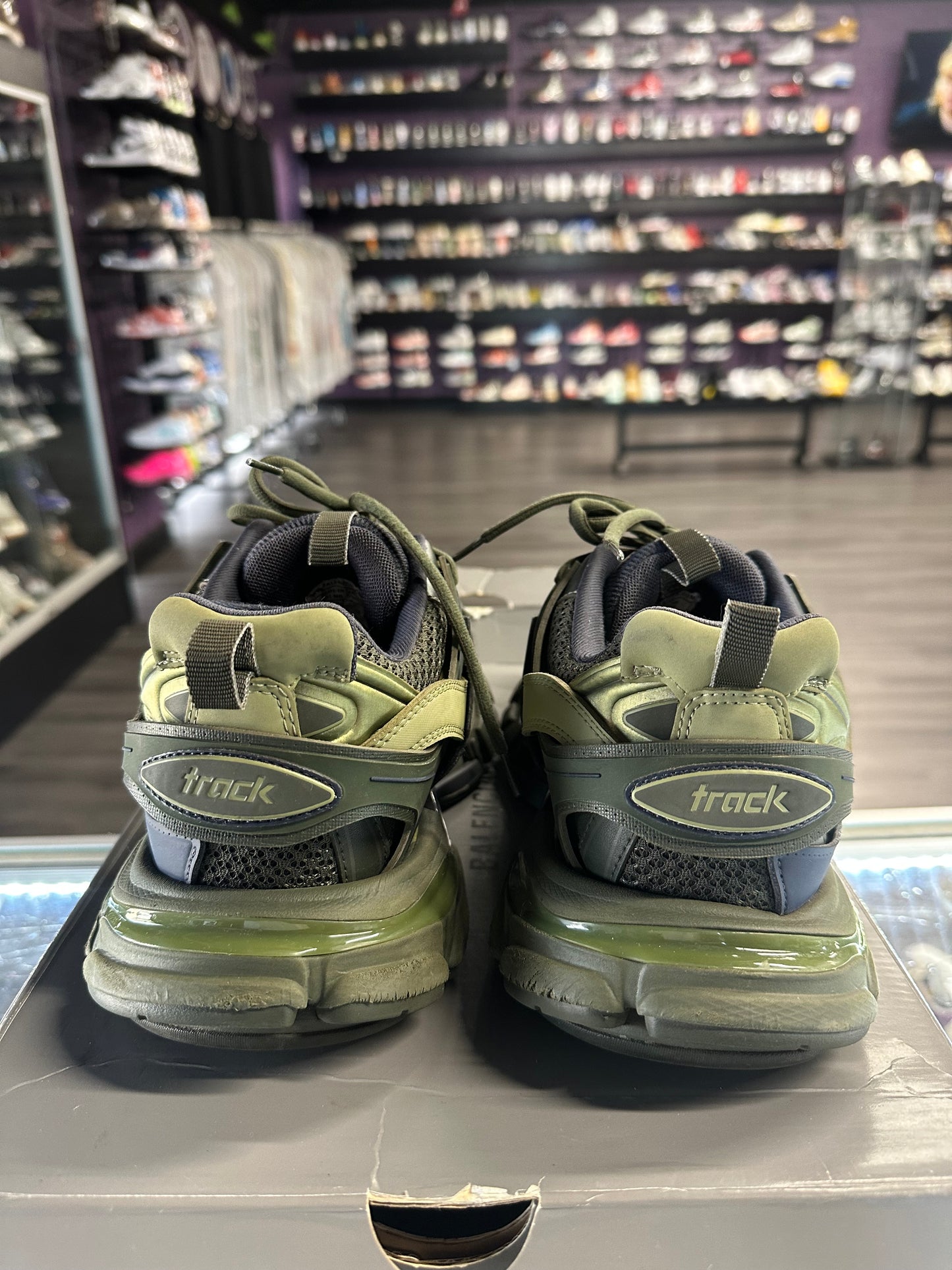 Balenciaga Track "Green/Navy"