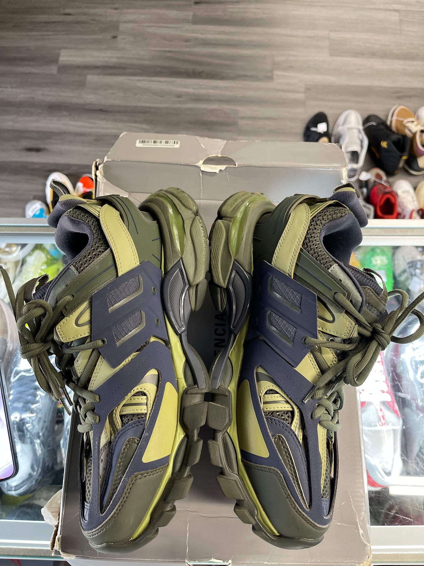Balenciaga Track "Green/Navy"