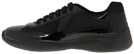 Prada America's Cup Sneaker Patent "Triple Black"