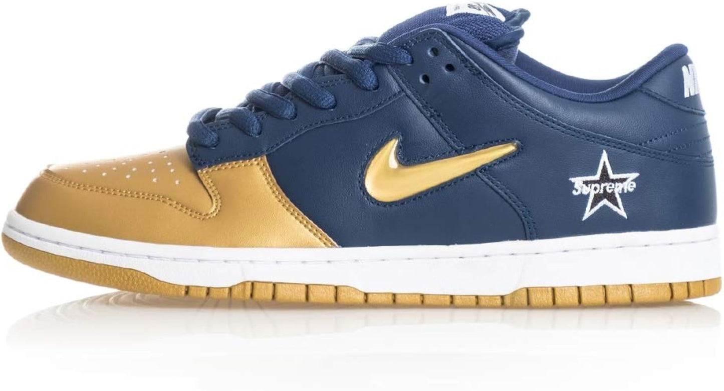 2019 Nike SB Dunk Low "Supreme Jewel Swoosh Gold"