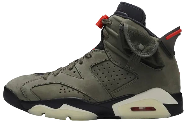 2019 Air Jordan Retro 6 "Travis Scott Olive"
