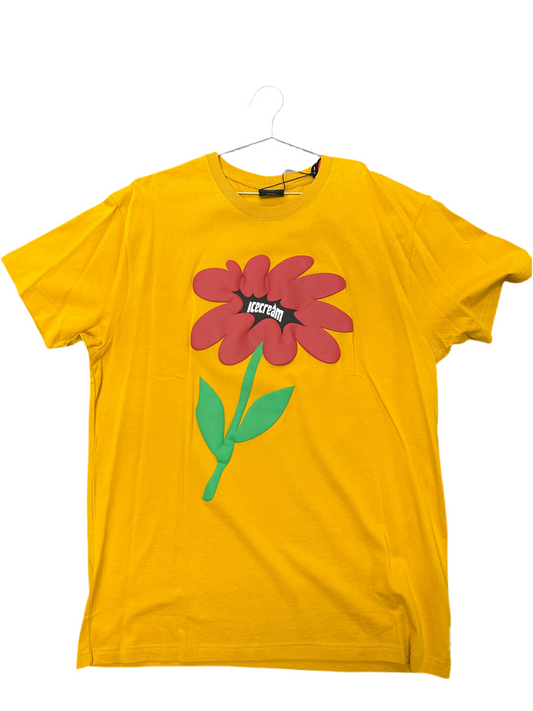 Ice Cream Tee "Yellow Flower"