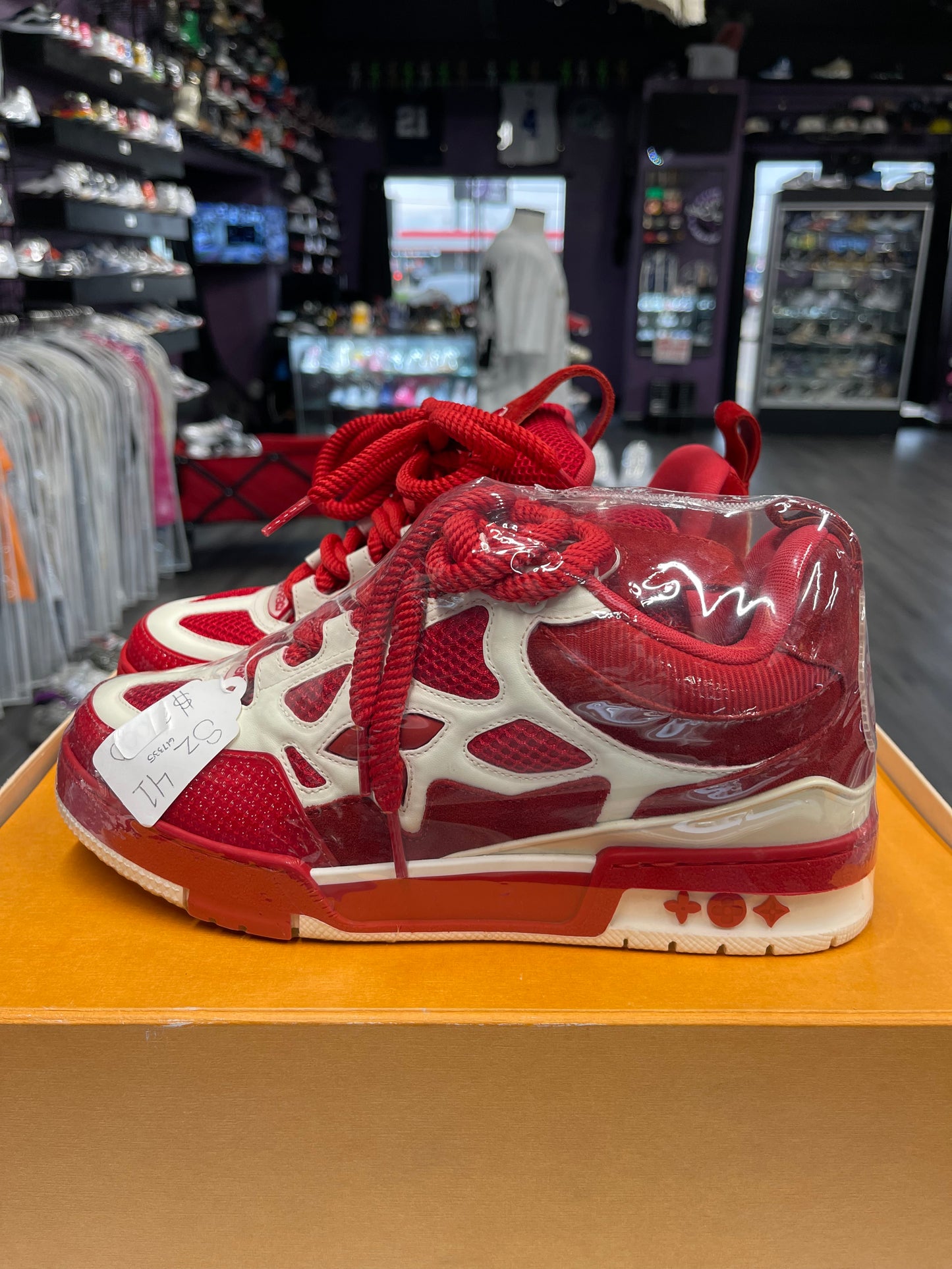 Louis Vuitton LV Skate Sneaker "Red White"