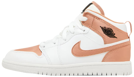 2019 Air Jordan Mid 1 "White Rose Gold" (PS)