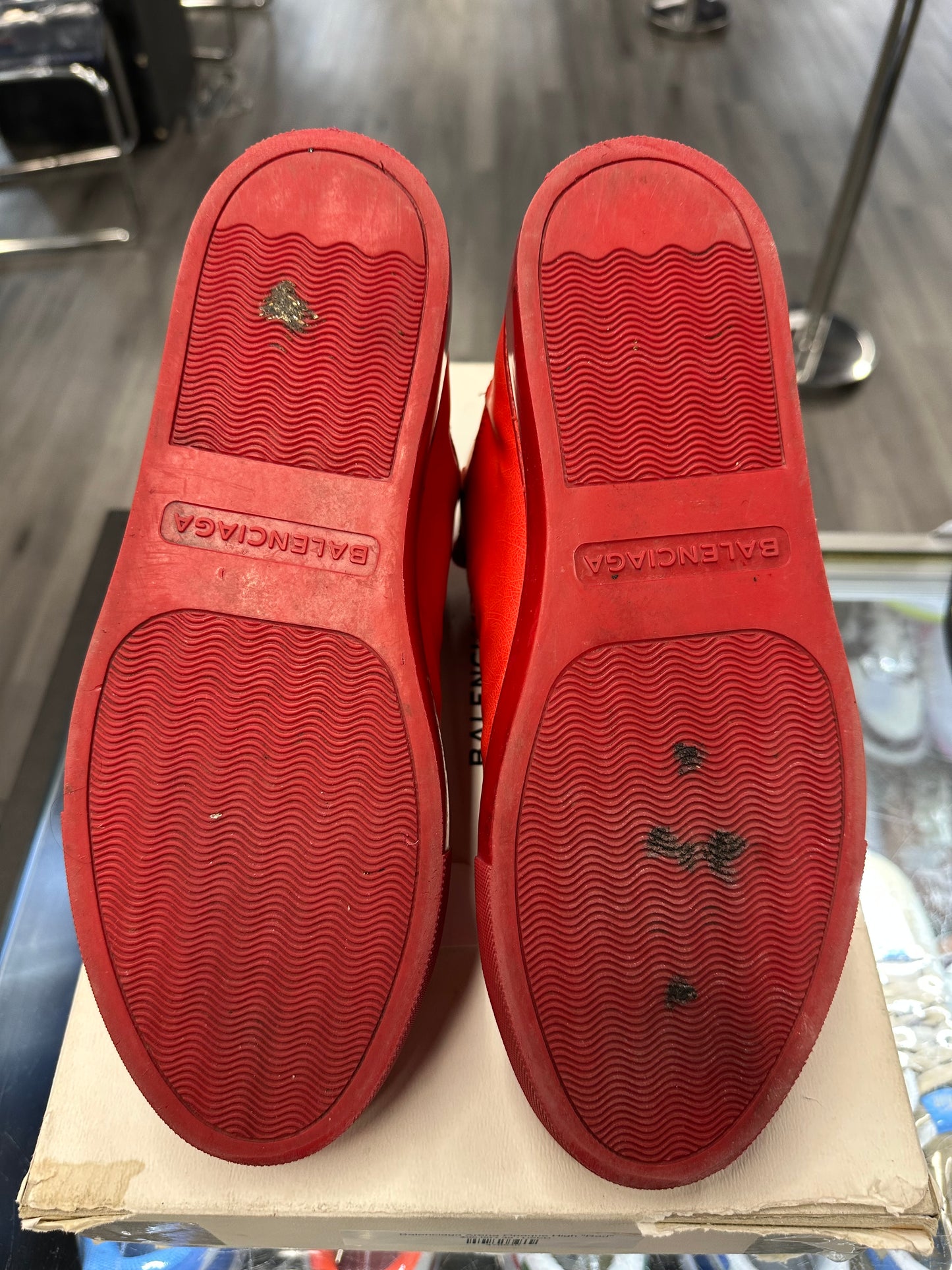 Balenciaga Arena Opaque High "Red"