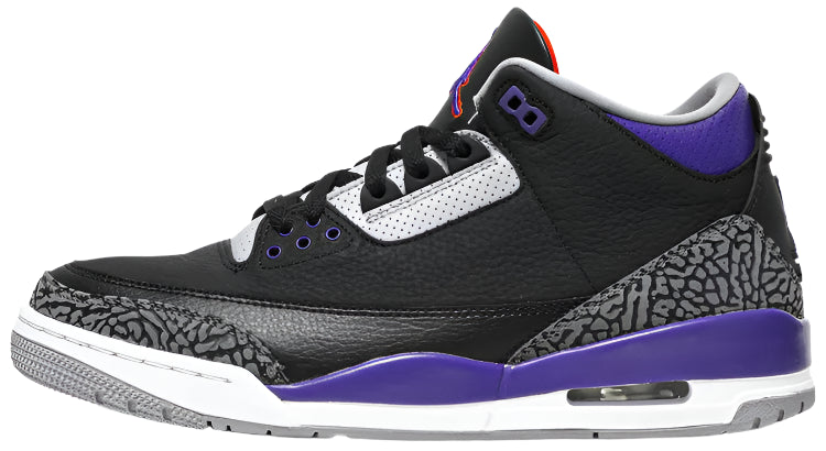 2020 Air Jordan Retro 3 "Black Court Purple"