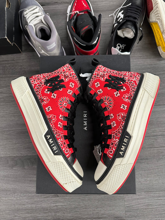 Amiri Court High "Bandana Red"